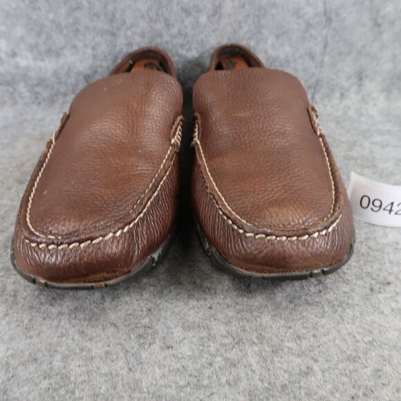 Bass Shoes Mens 11 Slip On Driving Loafers Brown Leather Classic Cristo Comfort main image 11